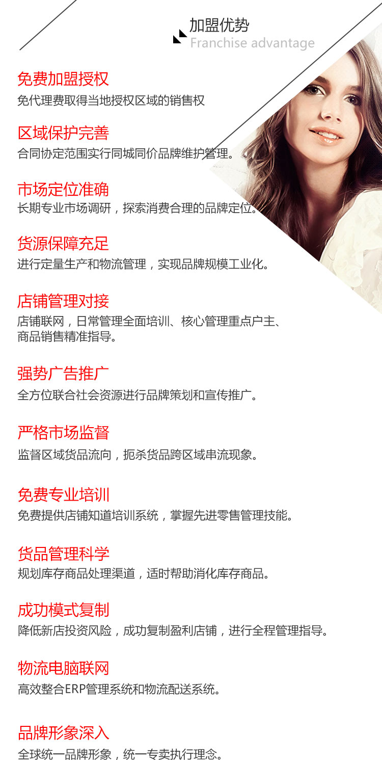 加盟优势